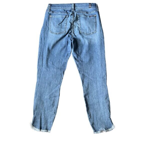 7 For All Mankind Ankle Gwenevere casual Blue Women’s Jeans. Size 29 - Picture 2 of 11